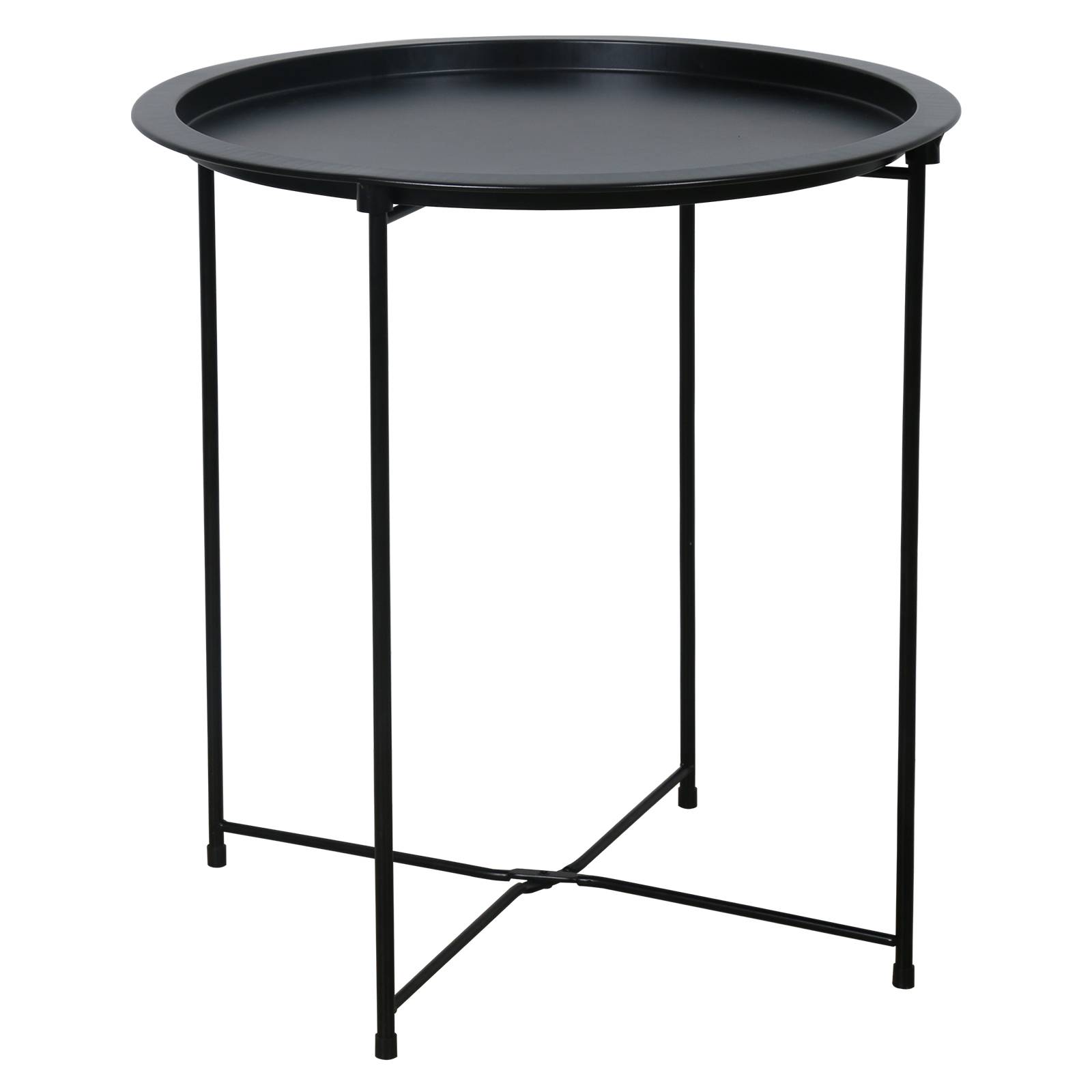 Hot-selling Living Room Furniture Coffee Table Metal End Table Round Tray Minimalist Side Table