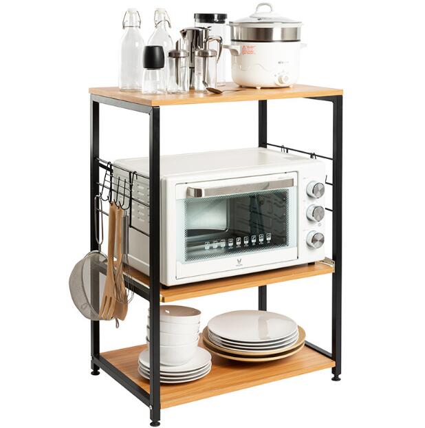 2020 Modern Design 3-Tier Multi-function Microwave Kitchen Storage Rack